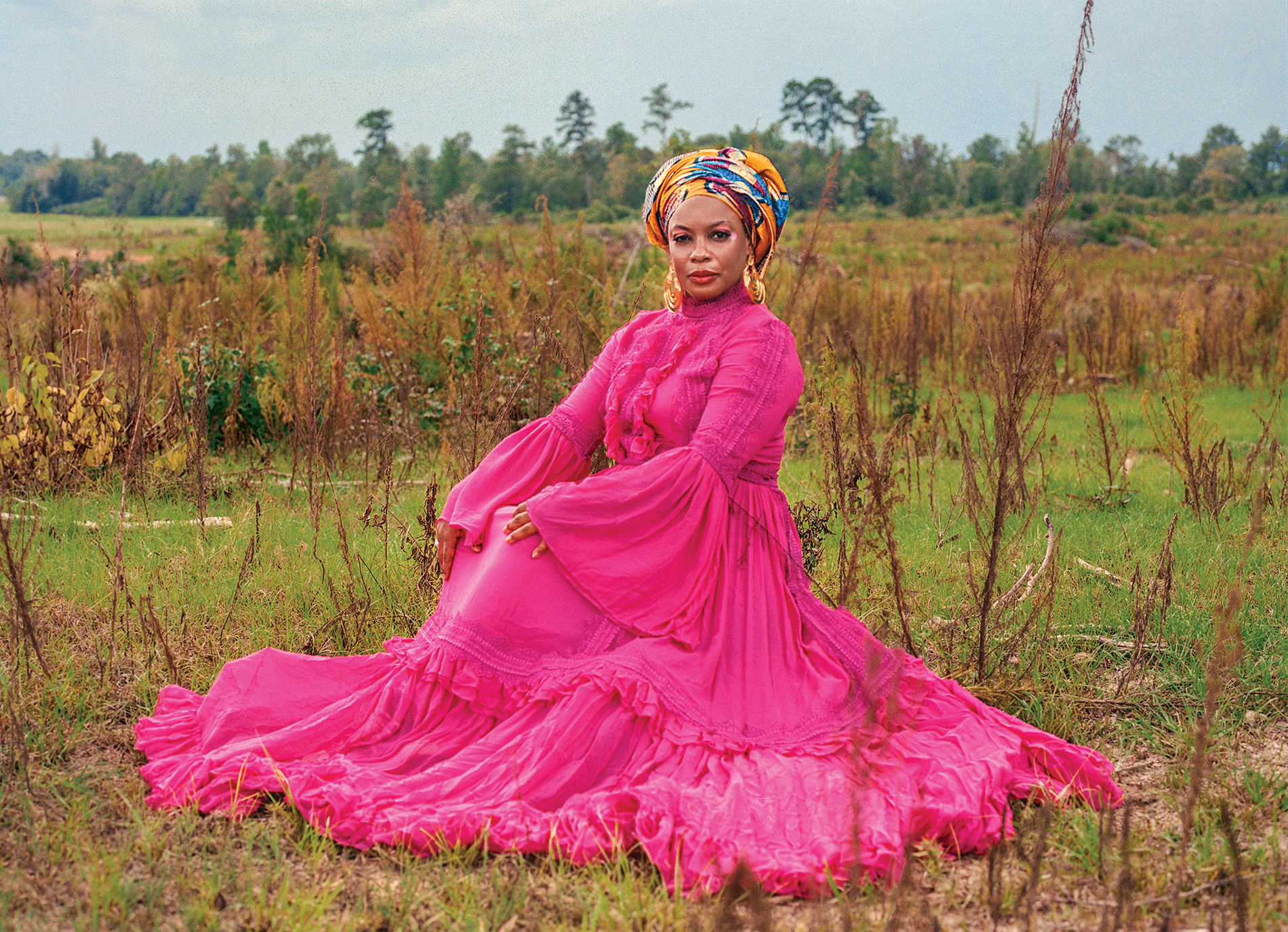 portrait of Aunjanue Ellis by Imani Khayyam
